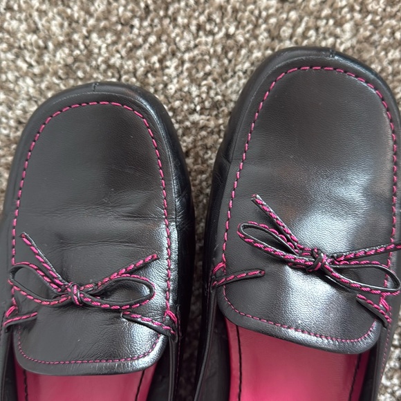 LIZ CLAIBORNE LEATHER SLIDES - Picture 4 of 5